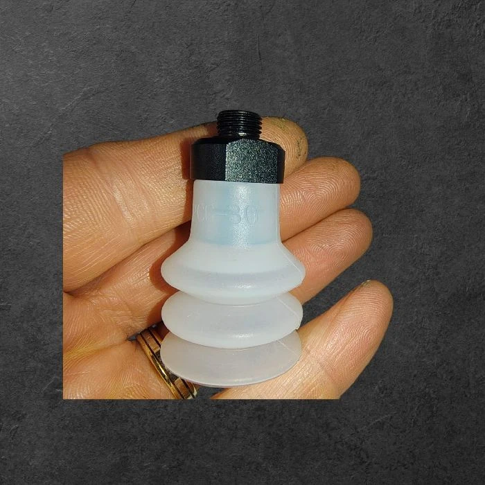 Gumi prisesek za vakum generator 30mm prozoren harmonika